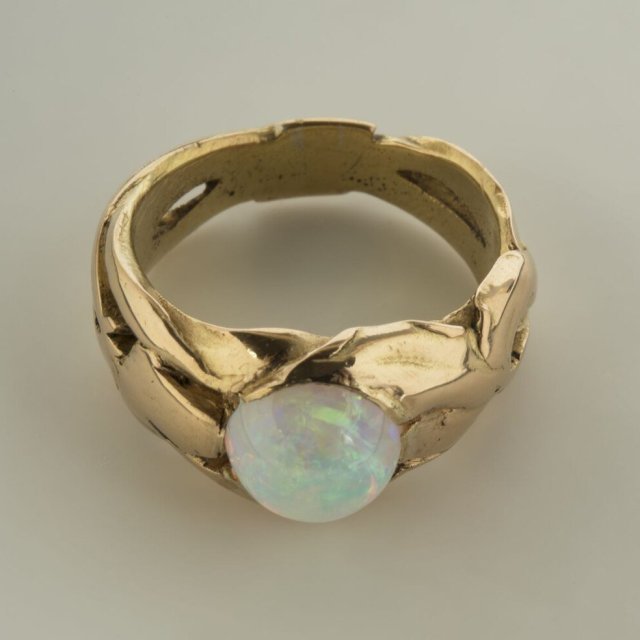 Pierścionek Lightning – opal